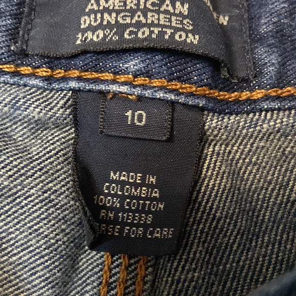 POLO Ralph Lauren Boys Dungaree Denim Shorts- Double Front Pockets - Size 10 - Picture 12 of 12